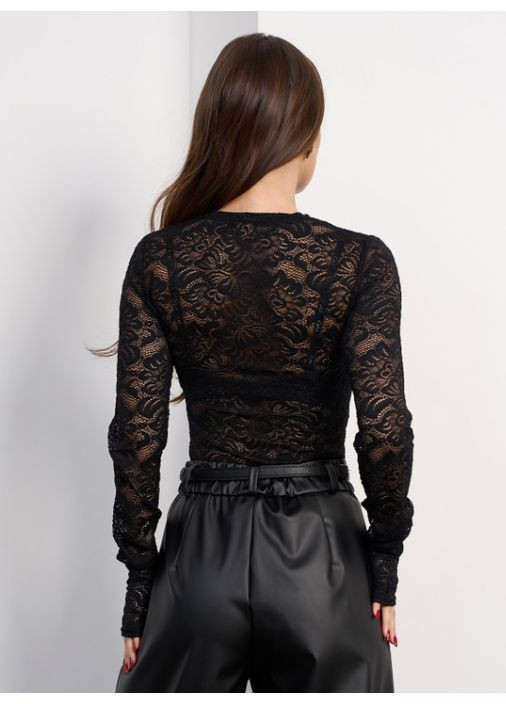 Кружевной лонгслив No Brand (373470161)