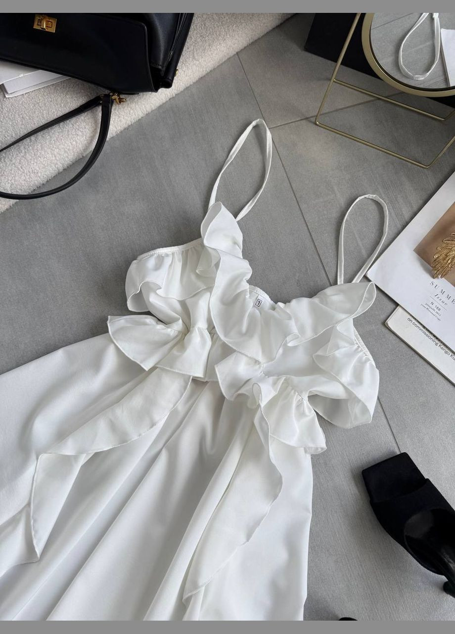 Молочна кежуал, коктейльна, вечірня жіноча сукня FINO Mode