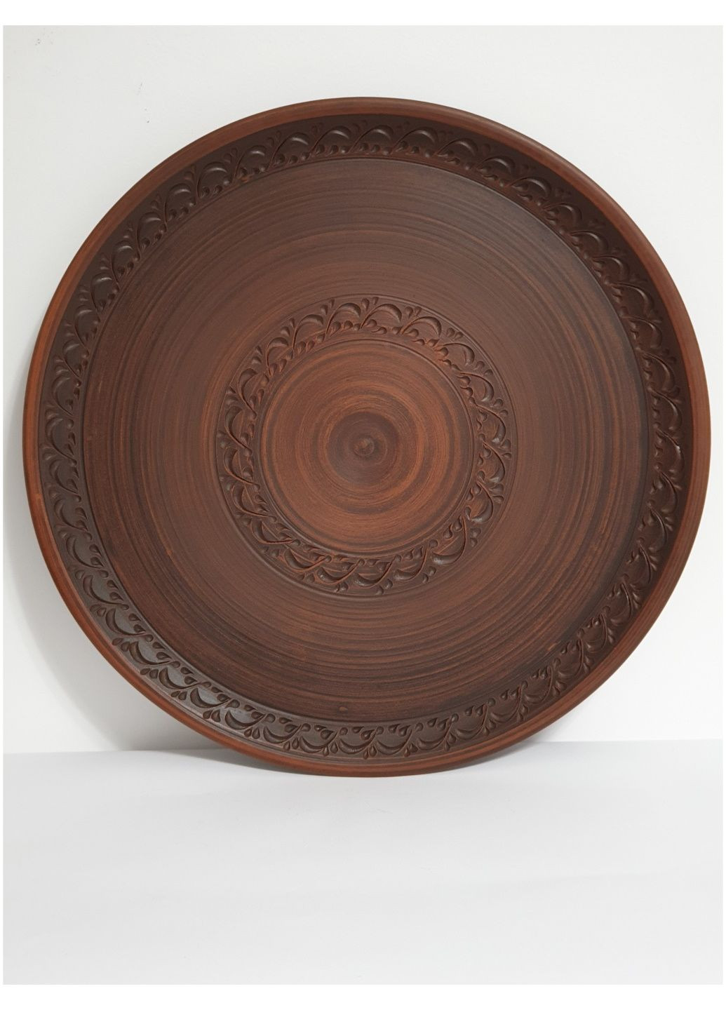 Блюдо 41 см, для банкету з червоної глини No Brand (329722711)