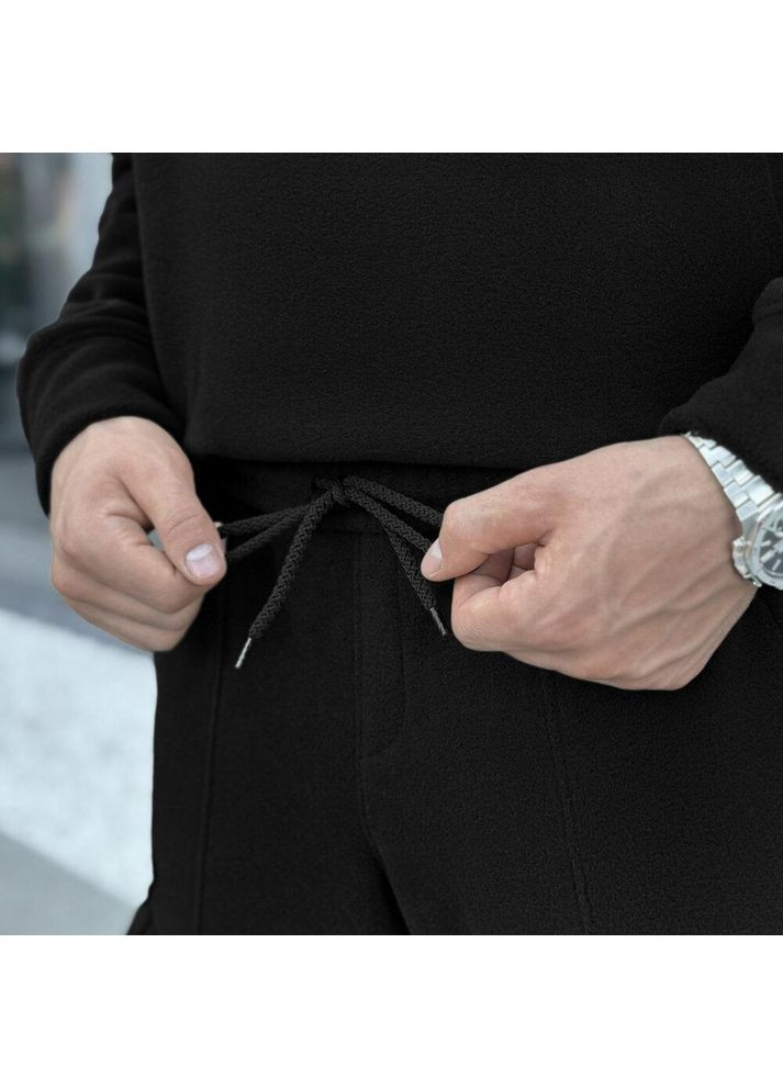 Чоловічий зимовий спортивний костюм флісовий чорний Freedom (366449500)