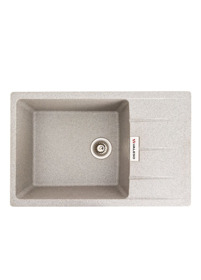 Гранитная мойка для кухни 7850 ROMA матовая (серая) Valeso (336932397)