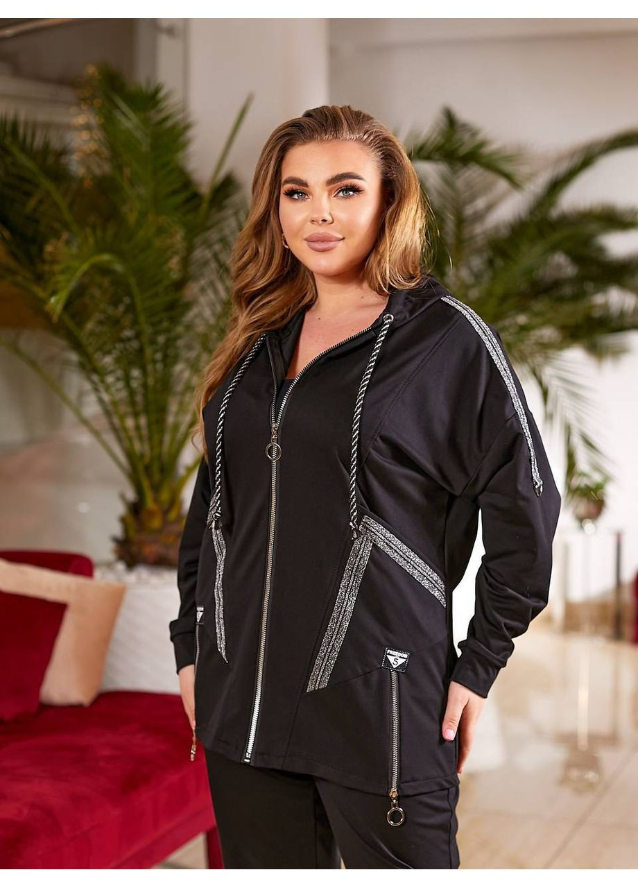 Спортивный костюм женский больших размеров Style Point (348432792)