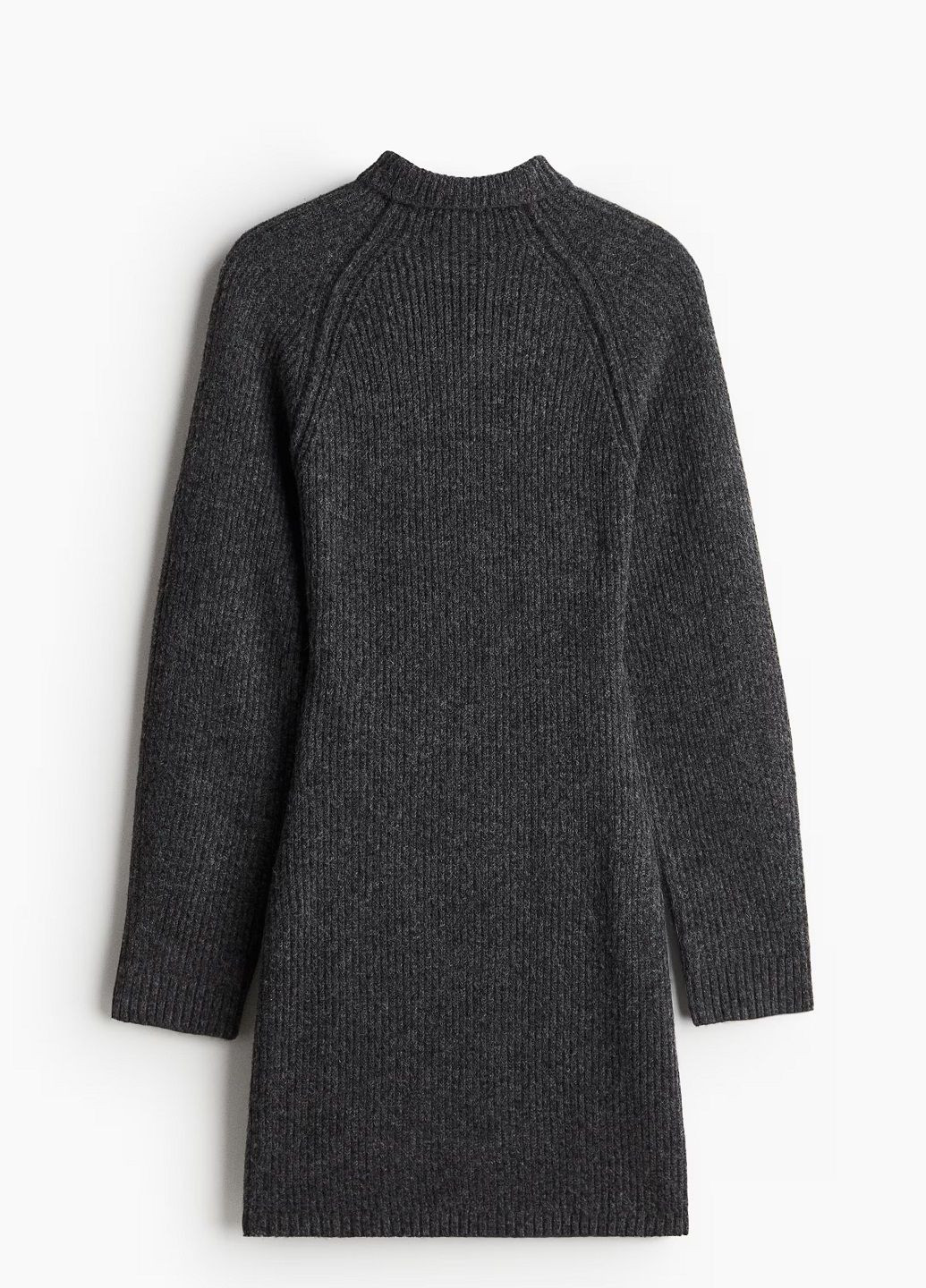 Темно-серое повседневный платье H&M однотонное