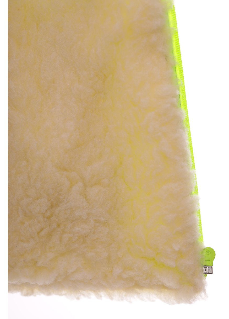 Зелений зимній комбінезон на суцільному хутрі нуль салатовий 86 см (27612) BABYKROHA