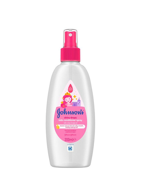 Спрей-кондиционер Baby Блестящие локоны 200 мл (3574669909846) Johnson's (323429919)