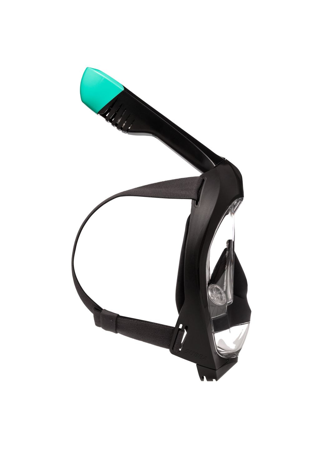 Полнолицевая Маска для Плавания, Ныряния, Снорклинга Мягкая Носовая Часть Easybreath 900 S/M Черный Subea (336550183)