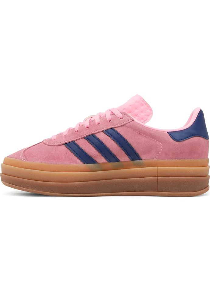 Рожеві кросівки gazelle platform bold pink glow — h06122 No Brand