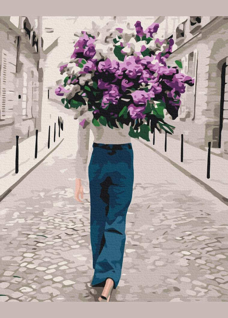 Картина по номерам "Сиреневая прогулка" 40x50 см Brushme (371804704)