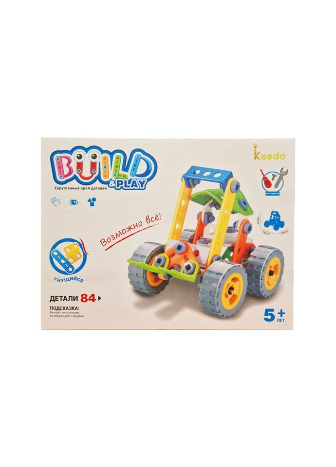 Конструктор Build&Play "Погрузчик" HANYE J-7703, 84 элемента No Brand (330603880)
