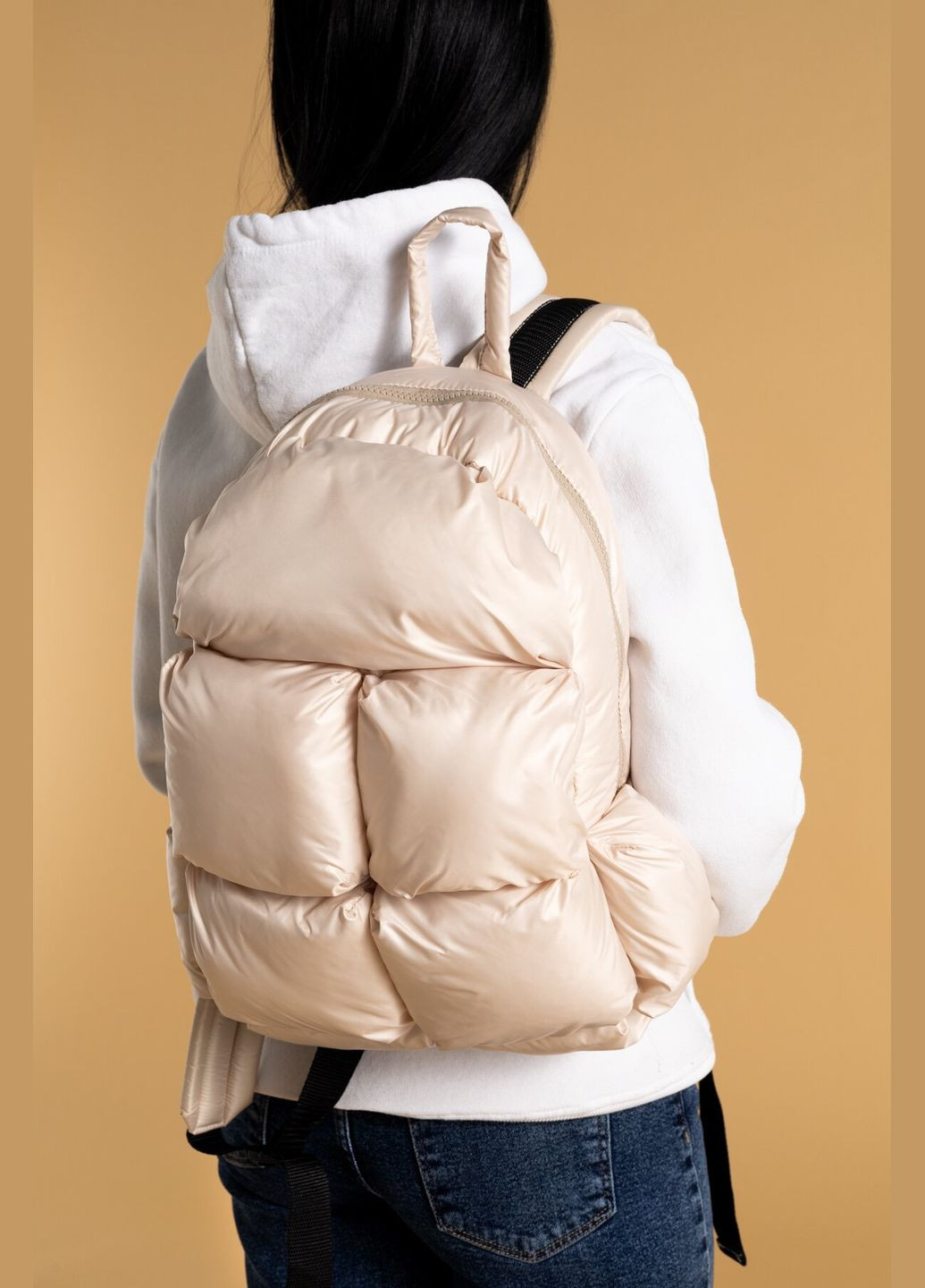 Рюкзак женский Пиксель Бежевый (2000990368836А) shop (2000990368836) No Brand (362895370)