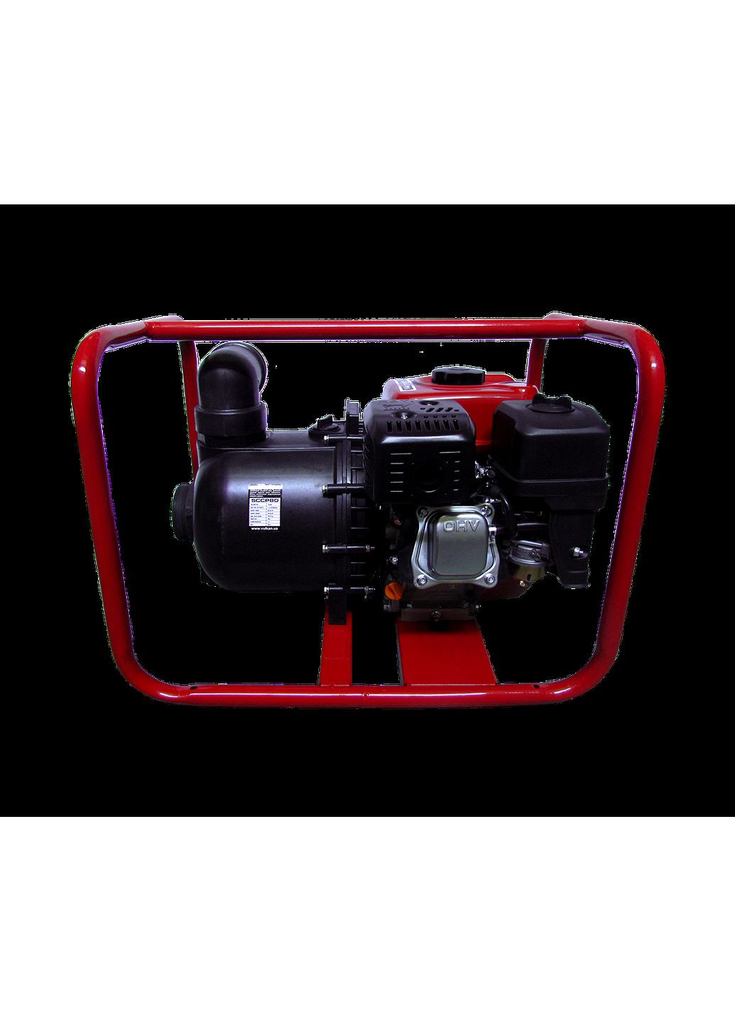 Мотопомпа рукав 75мм, 60м3/час, подъем 20м, для химикатов, SCCP80 Vulkan (342968010)