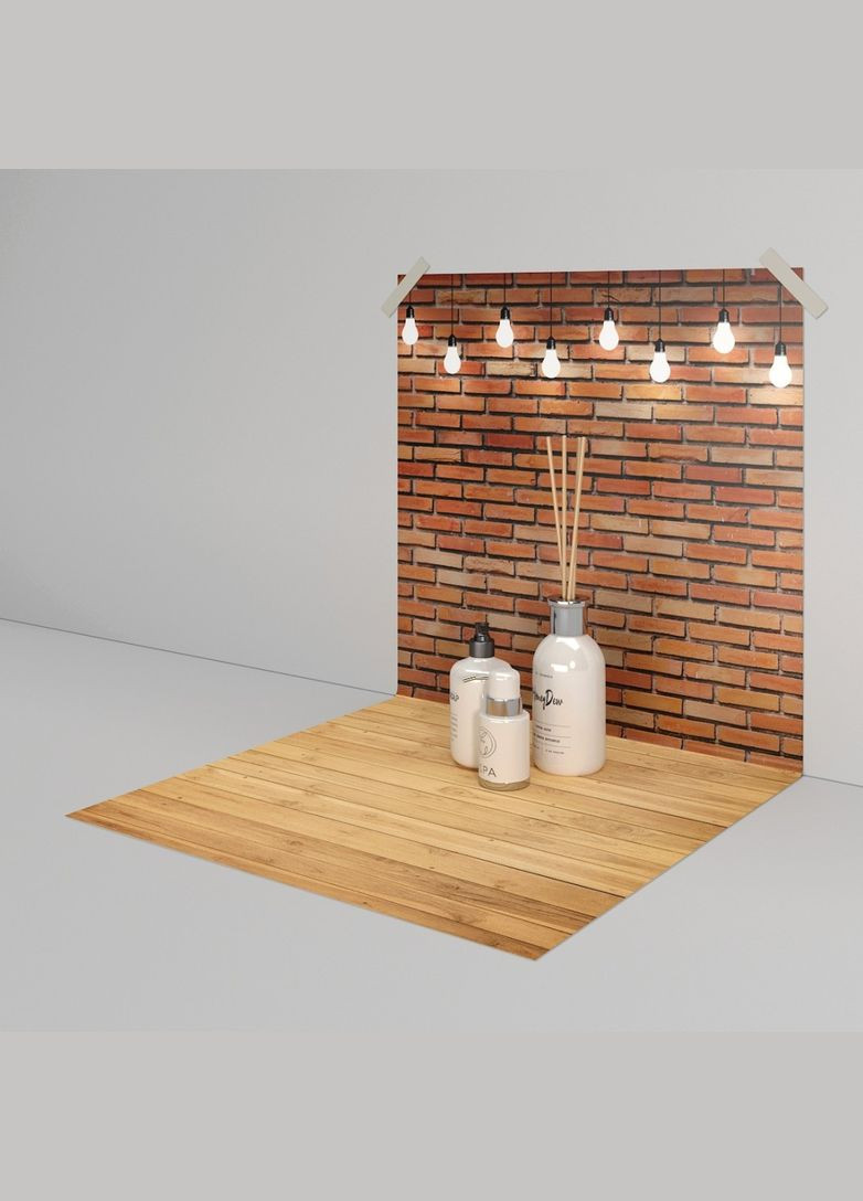 Виниловый фотофон 50x100см, Frontlit 450 г/м2, стена + пол №59110 PhotoVinyl (354378851)