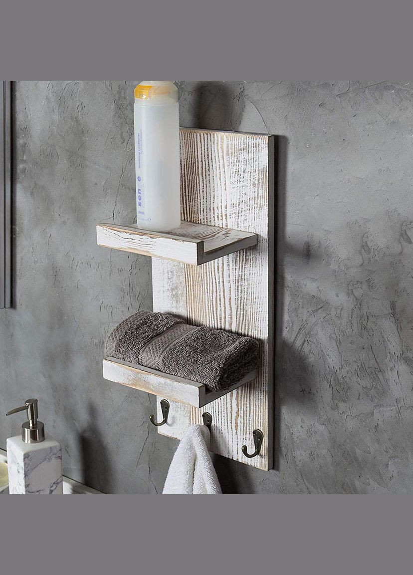 Полиця для ванної з дерева Лауфен браш (ВНП-004122) No Brand (328091010)