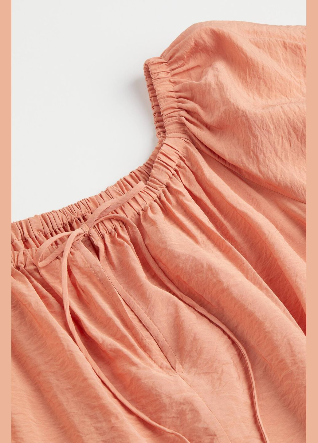 Персиковое повседневный платье H&M однотонное