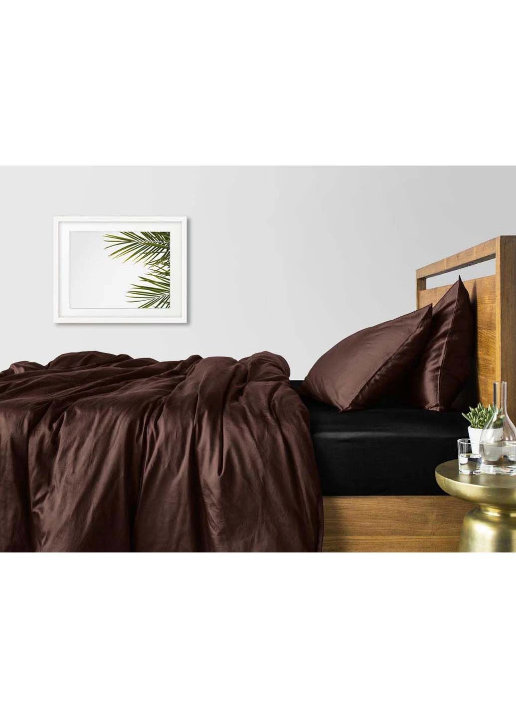 Полутораспальный комплект CHOCOLATE B SATIN 160х220 см Cosas (307387592)