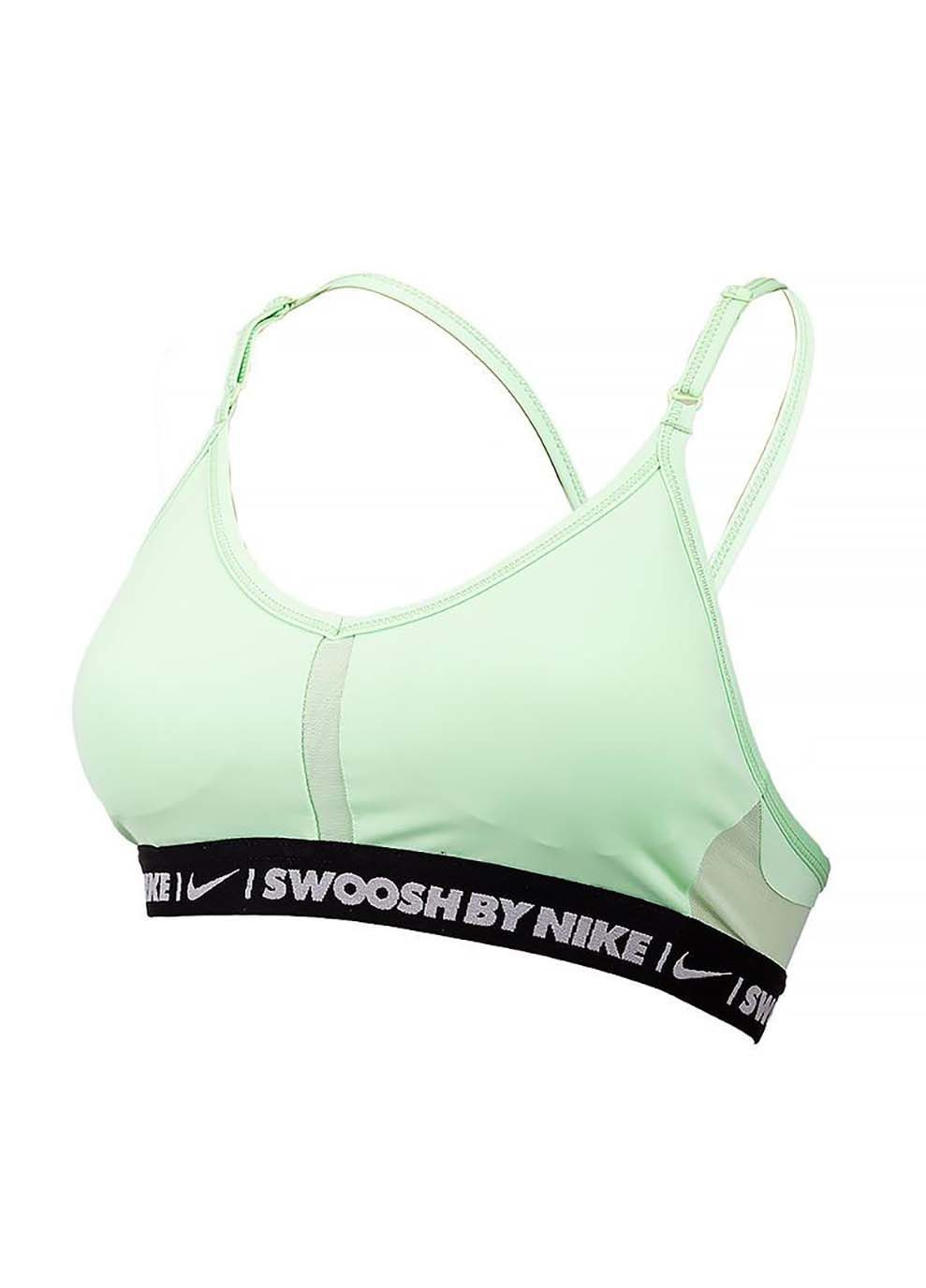 Жіночий Топ W NK DF INDY BRA GLS Салатовий Nike (367191884)