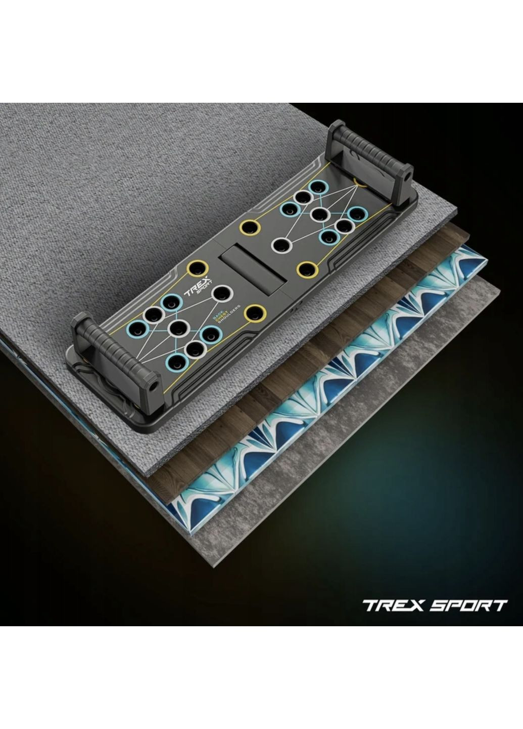 Доска для отжиманий TX-010PUB 12в1. TREX Sport (361952824)