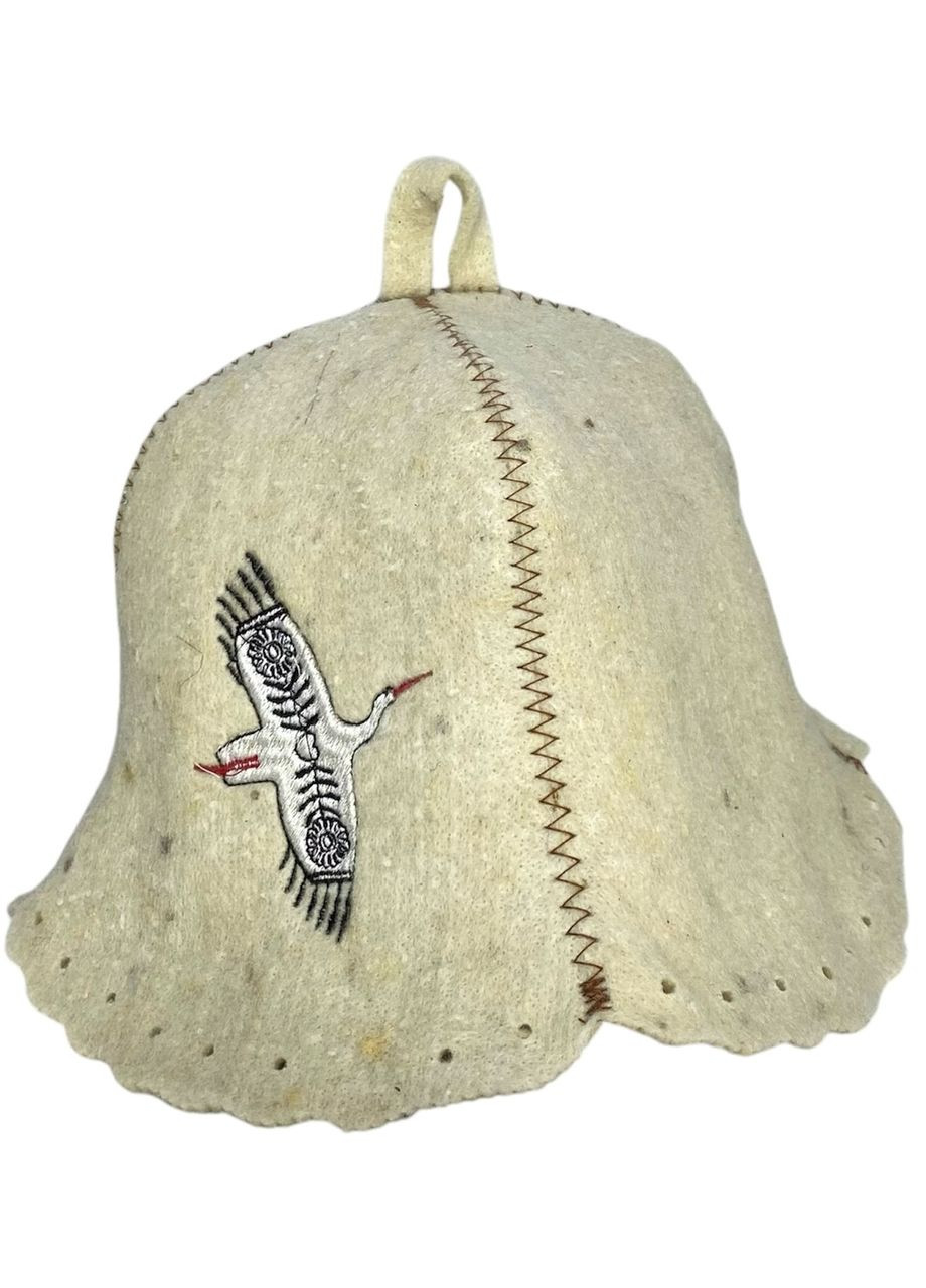 Шапка для бани и сауны из шерсти Журавель No Brand (371276251)