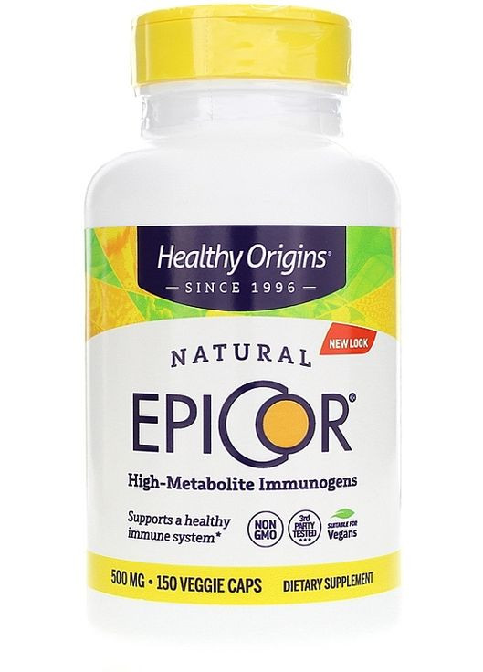 Дієтична добавка " Епікор", 500мг Epicor High-Metabolite Immunogens 500 mg 60шт (1454687-40555110) Healthy Origins (368629966)