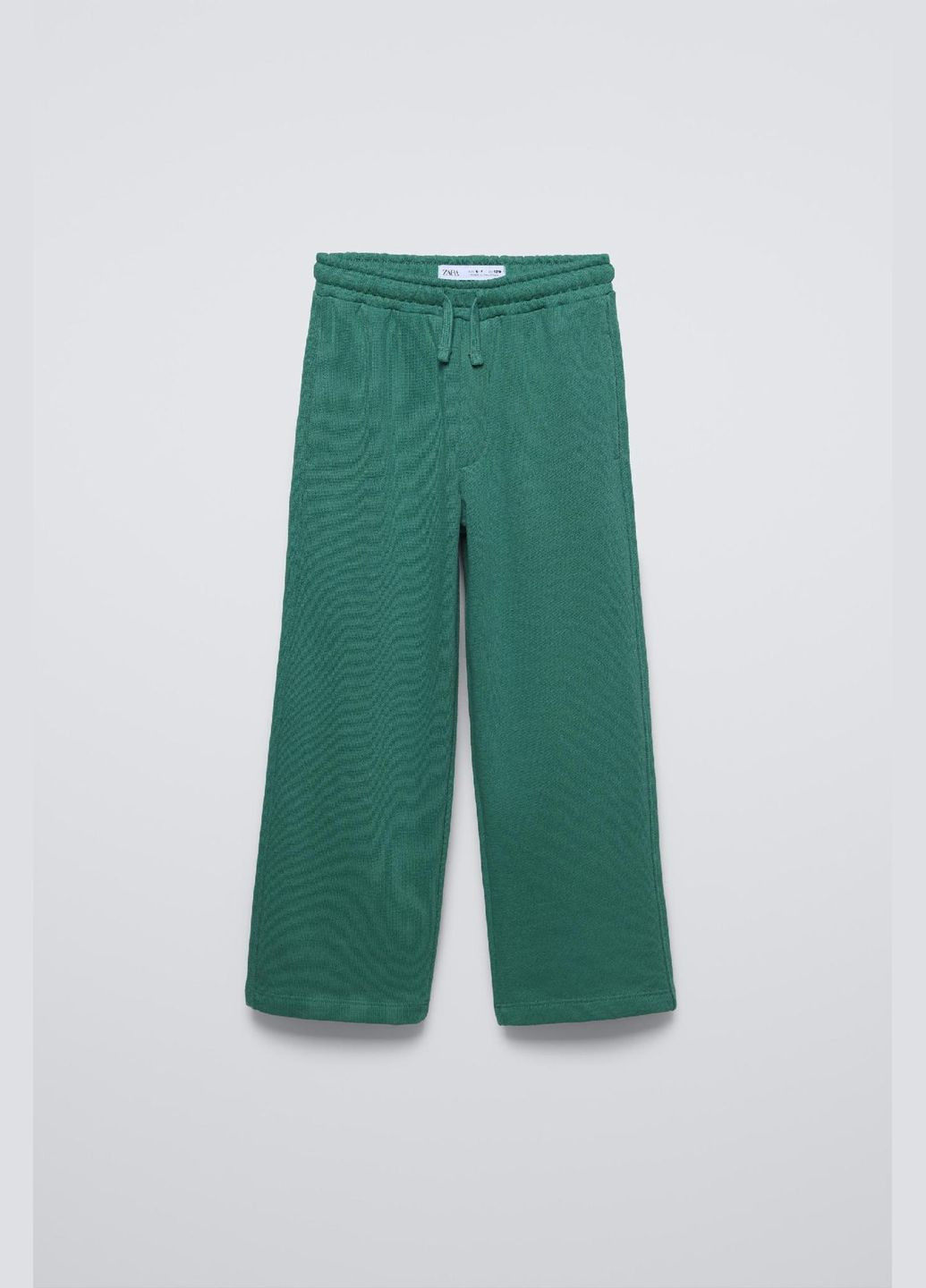 Дитячий теплий спортивний костюм (світшот + штани) для хлопчика 0039/681 Зелений Zara (316471339)