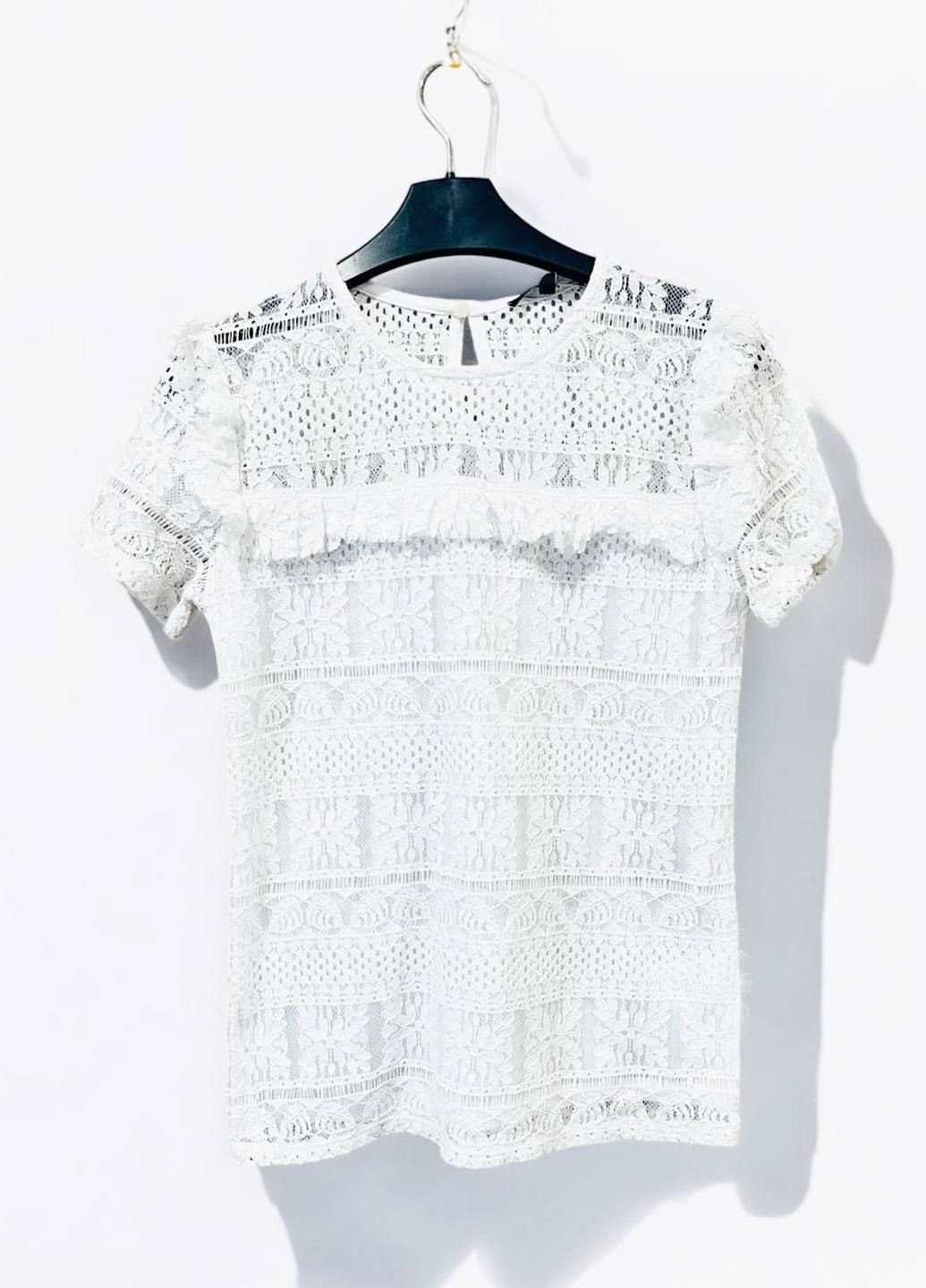 Белая блузка-топ Etam