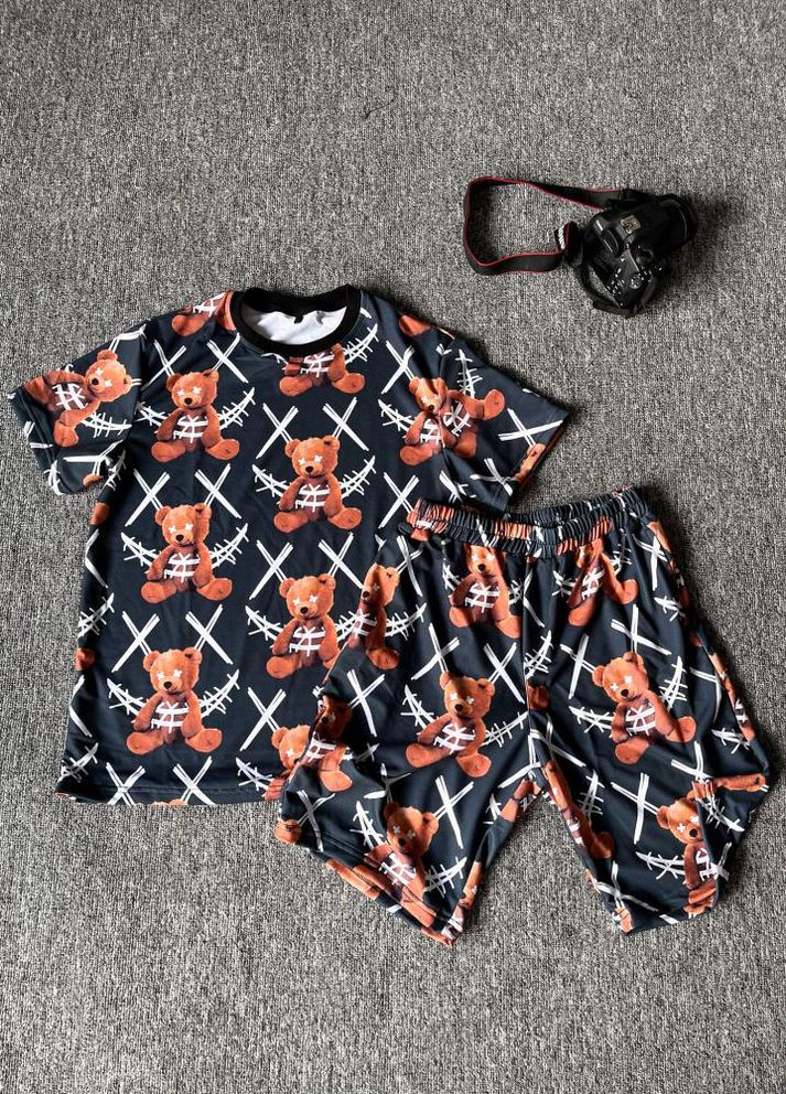 Комплект футболка шорти чоловічий трикотаж літо No Brand (307151847)