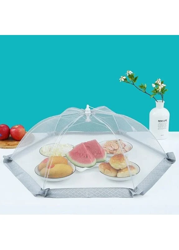 Москитна сітка на стіл Mosquito net 70 см, Grey для захисту продуктів Semi (376165768)