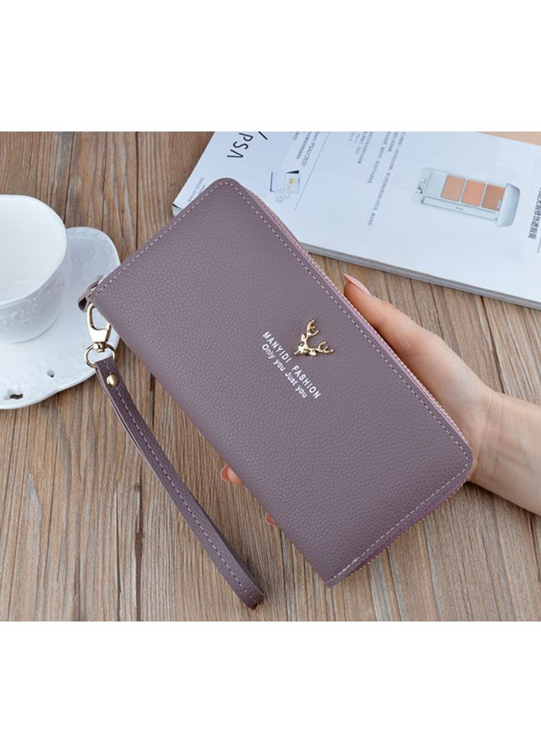 Женский кошелек клатч экокожа горизонтальный портмоне для женщин матовыйный ProDobro (363136145)