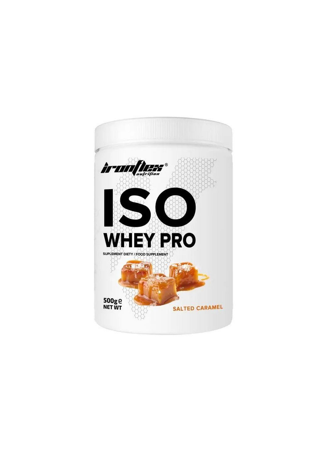 Протеїн Iso Whey Pro, 500 грам Солона карамель Ironflex (293339211)
