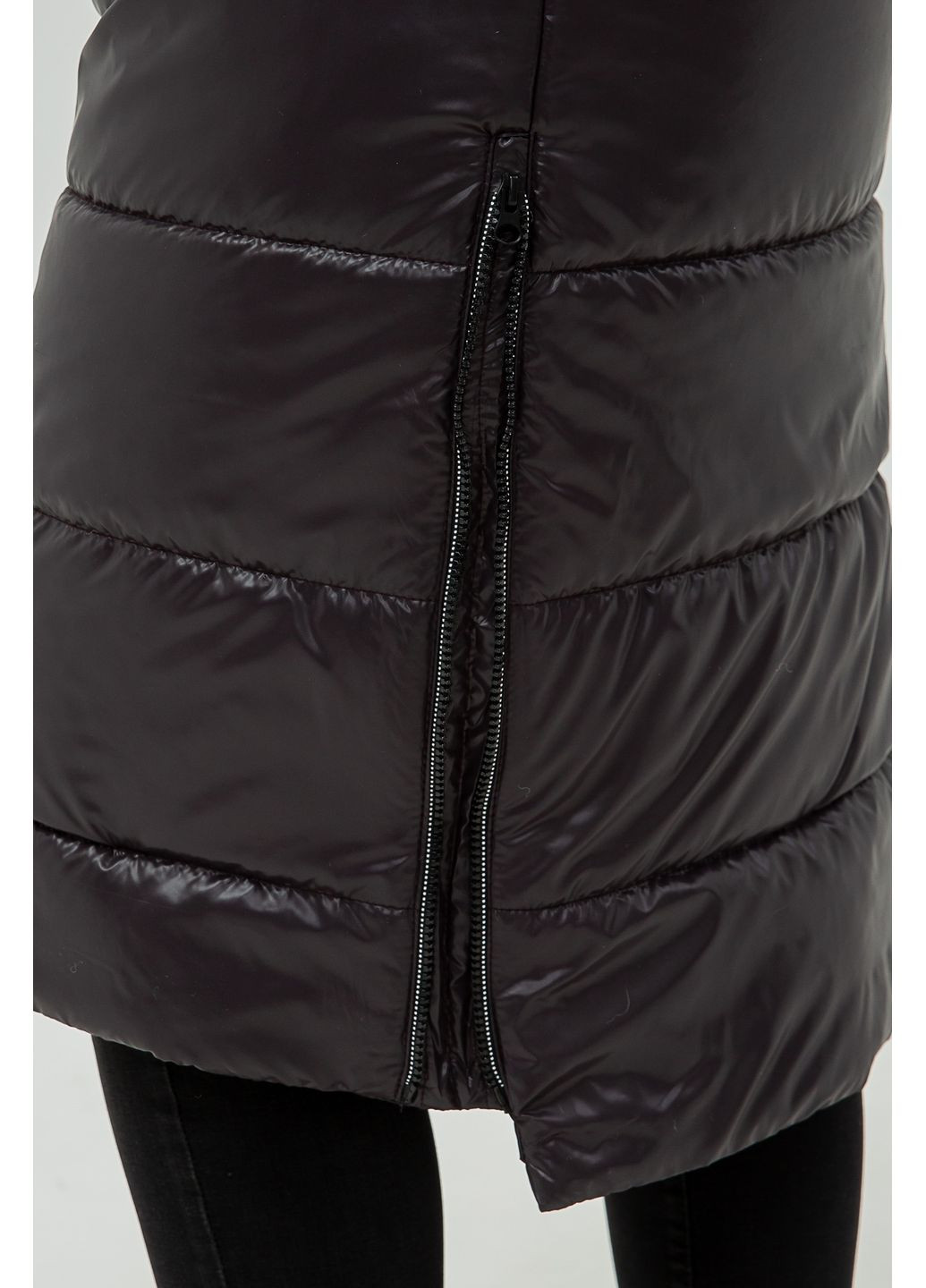 Темно-бежева зимня зимова куртка з плащової тканини з силіконовим наповнювачем all posa (ap101229p) A'll Posa