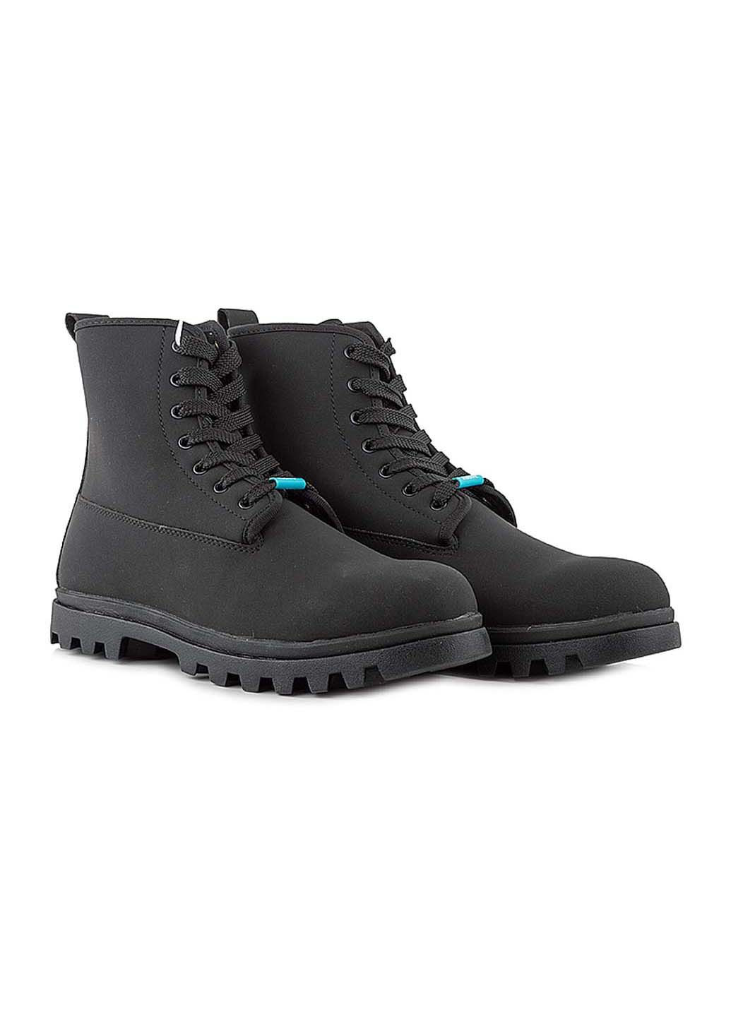 Черные зимние ботинки Native