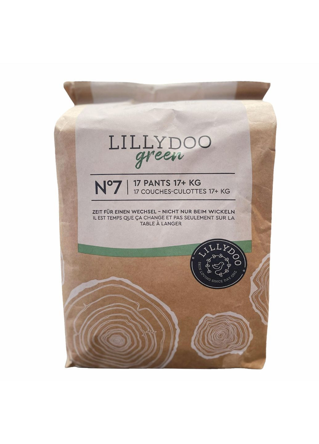 Эко подгузники-трусики Green 7 17+ кг 51 шт Lillydoo (369668626)