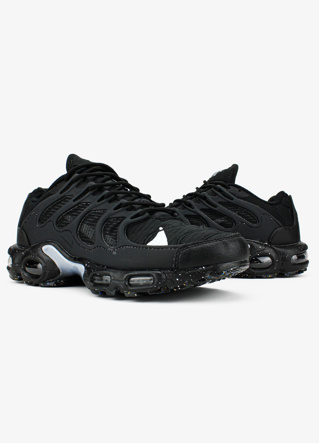 Чорні всесезон кросівки чоловічі nike air max tn plus terrascape black metalic | найк аір макс тн плюс терраскейп чорні No Brand