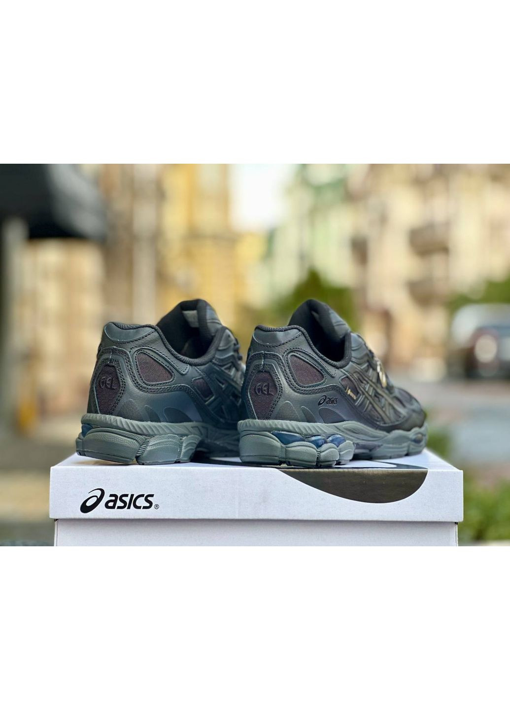 КРОССОВКИ ЖЕНСКИЕ ASICS GEL NYC BLACK GORE-TEX АСИКС ГЕЛЬ НЮК No Brand чёрные демисезоны (369392963)