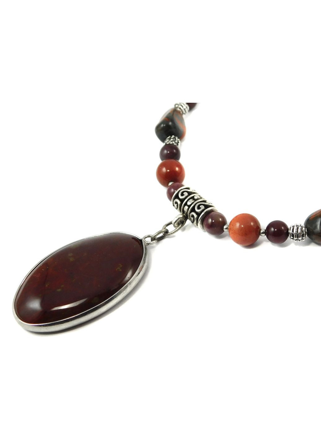 Эксклюзивные бусы "Фиония", Яшма сфера Fursa fashion (322316523)