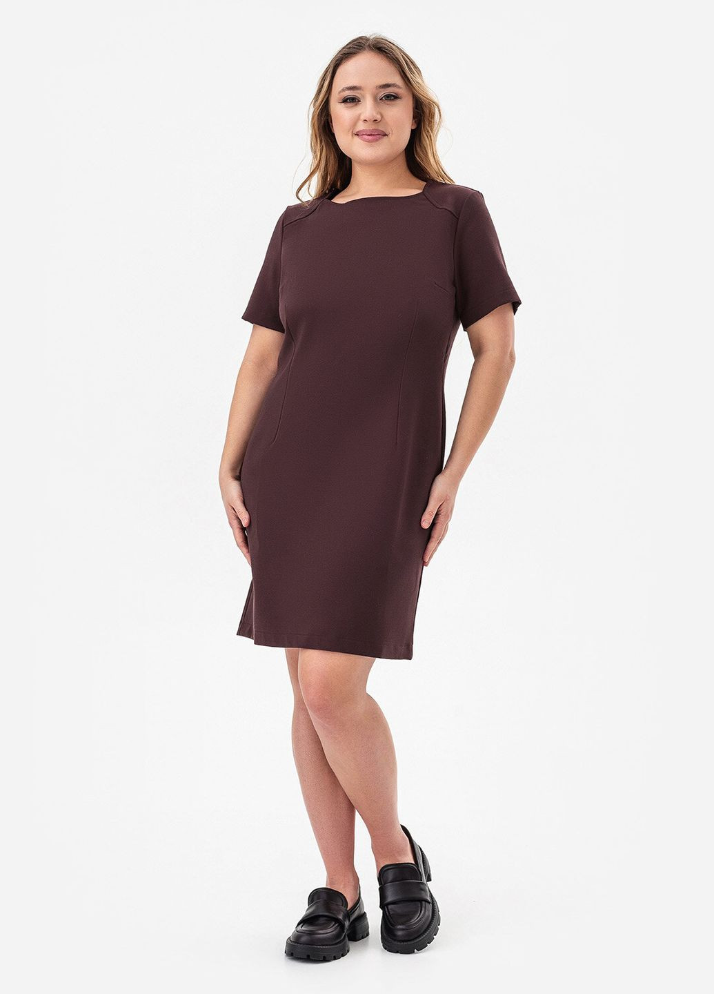 Красное платье fibi Garne однотонное