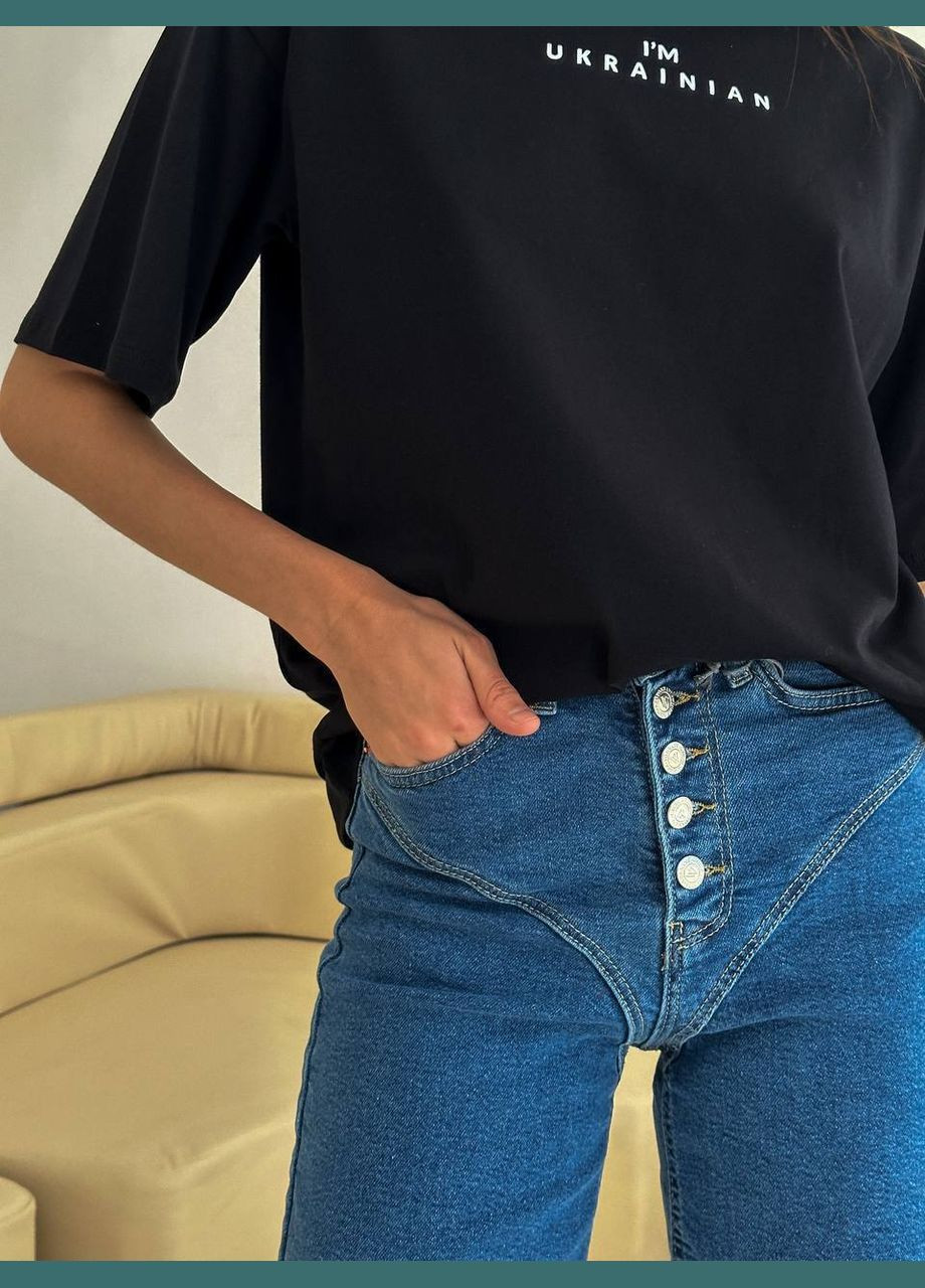 Женские джинсовые шорты цвет синий р.30 452680 New Trend (285711342)