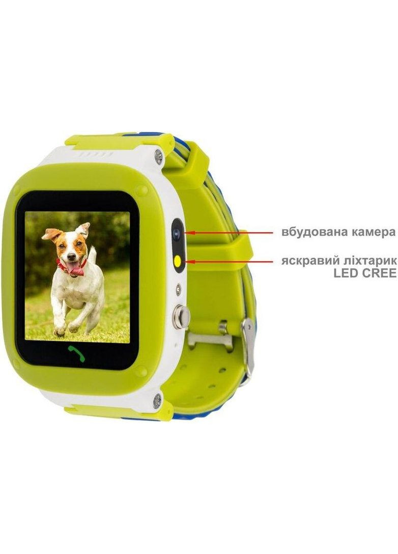 Smart Watch GO004 Splashproof Camera+Led Green UA UCRF Amigo (330031532)