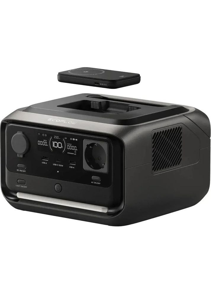 Зарядна станція RIVER 3 Plus Wireless (EFRIVER3PLUS-W-EU-CBOX) EcoFlow (370033593)