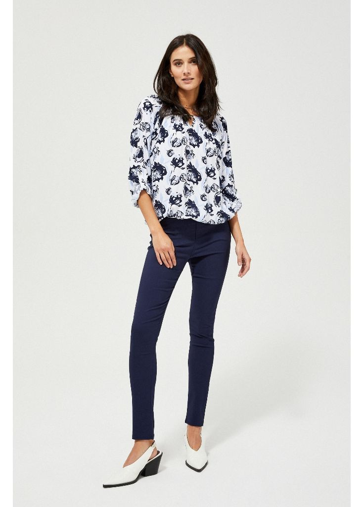 Голубая блузка женская Moodo