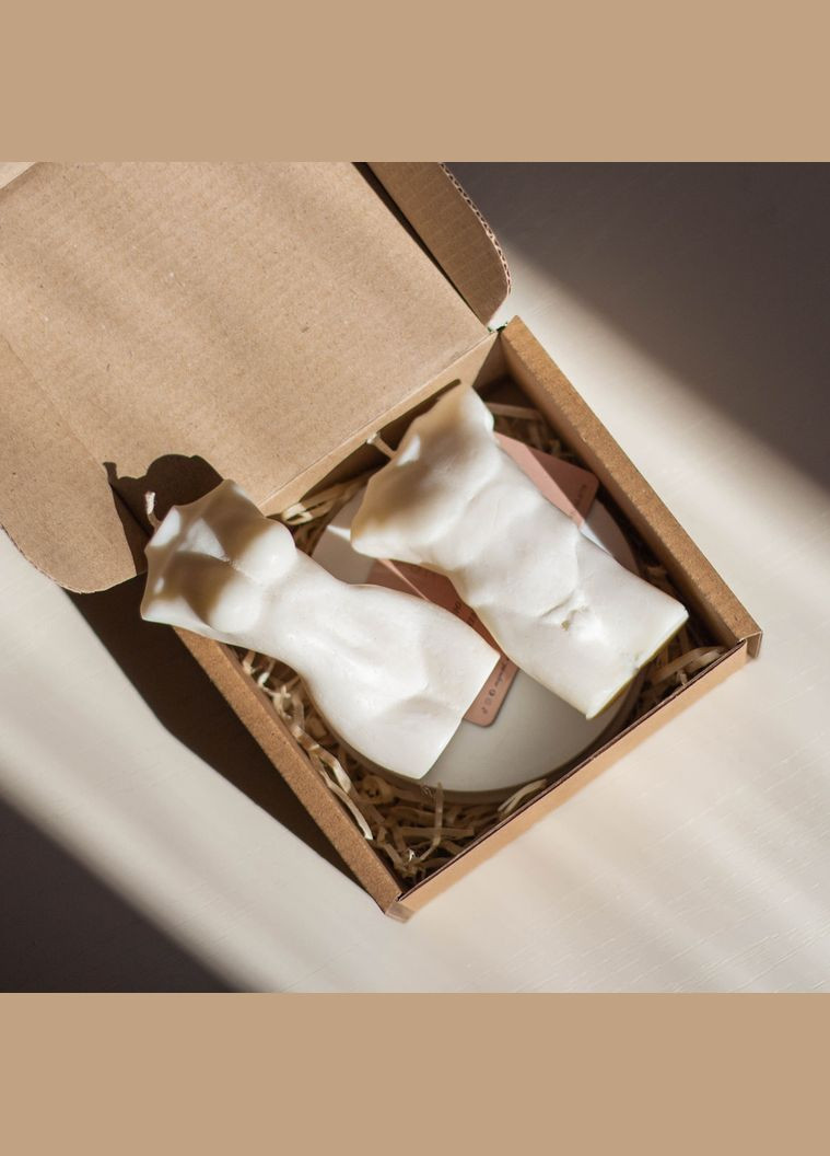 Набор свечей с двумя меньшими силуэтами Ж и М SD Handmade (307363818)