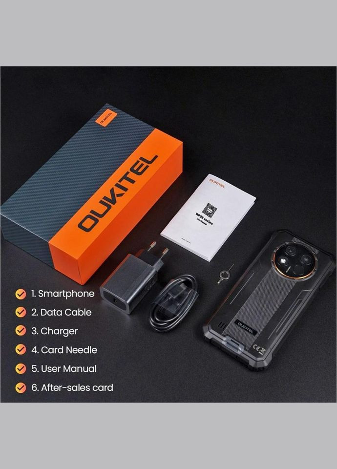 Смартфон 4/64GB Black Oukitel WP28E (314982655)