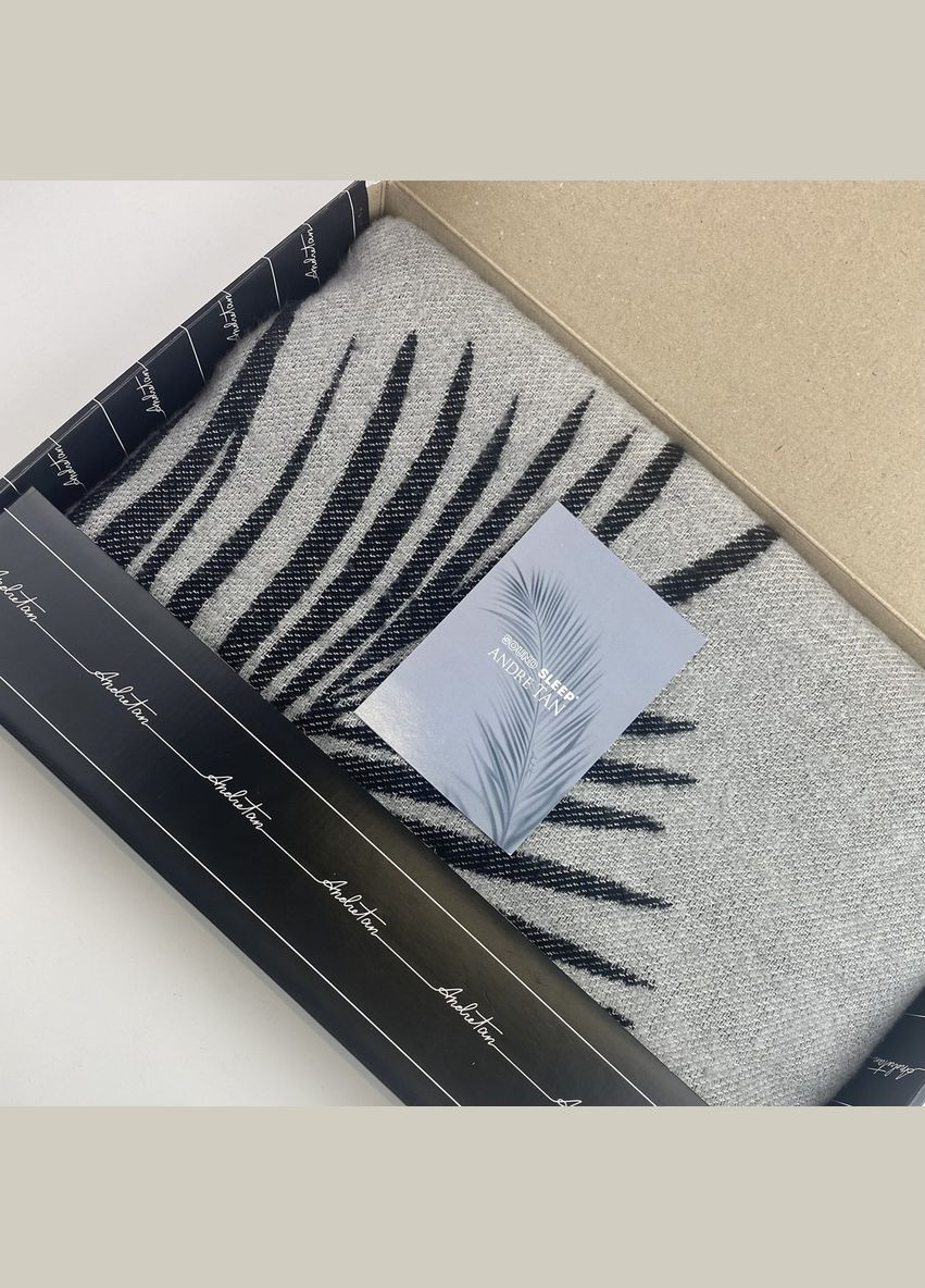 Плед by ANDRE TAN Ранок на Мальдівах бавовняний 140х200 см сірий (2251970798017) SoundSleep (299232740)