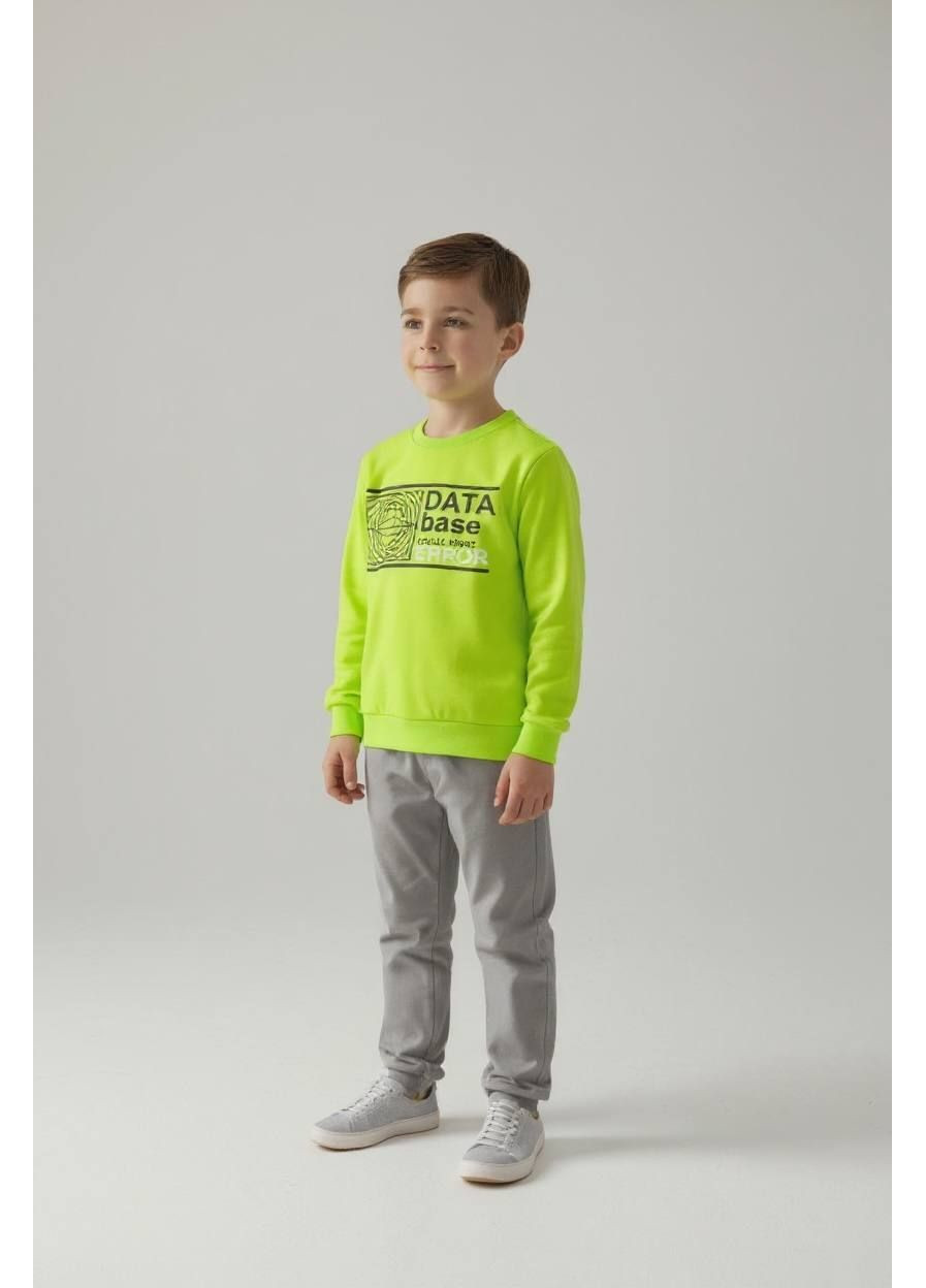 Салатовый свитшот To Be Too (365751570)