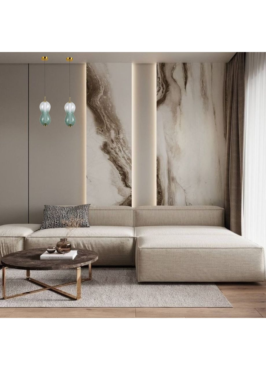 Підвіс led 5W з зеленим градієнтом (800-P3152-1led GGR) No Brand (370071988)