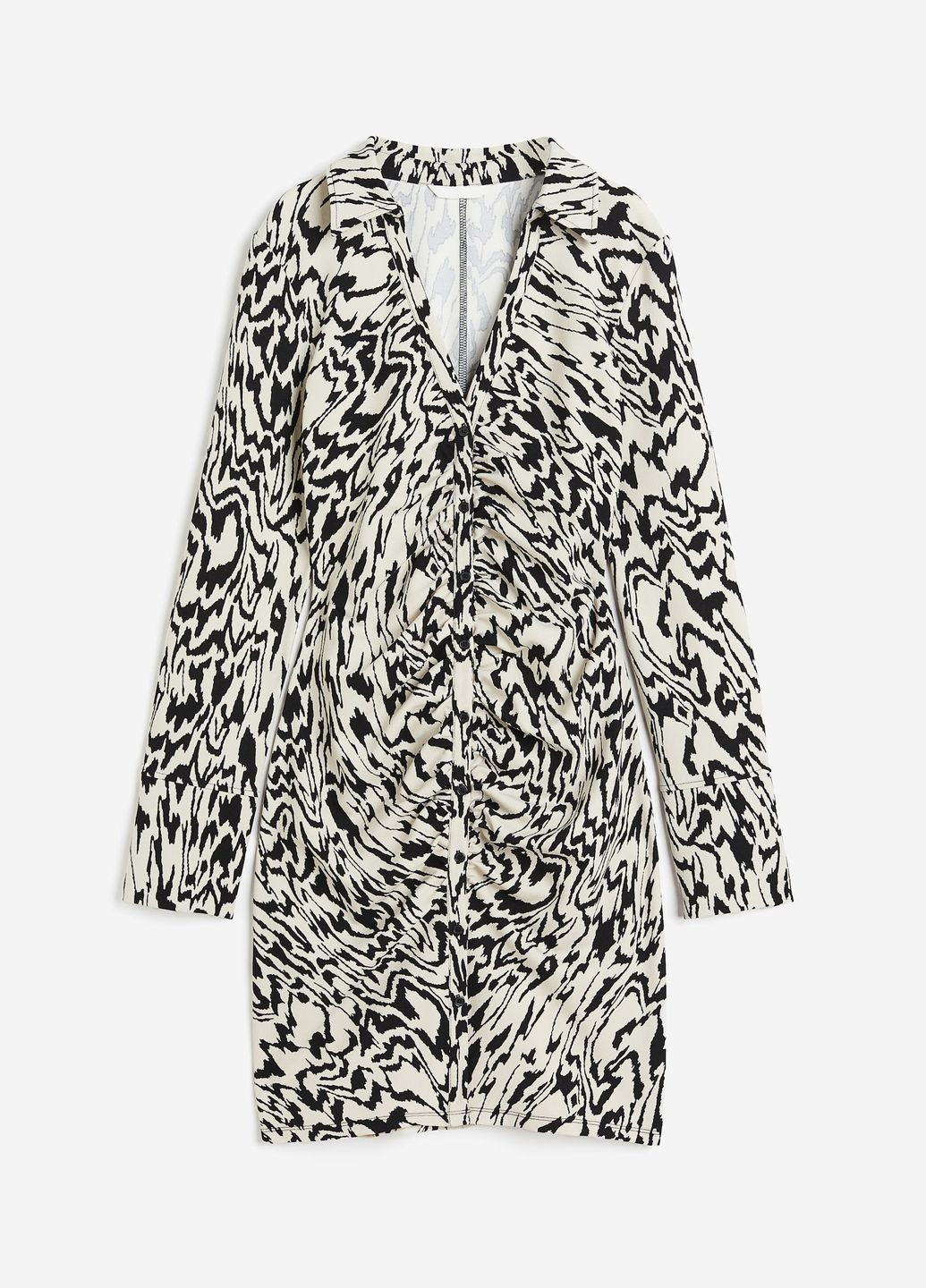 Комбінована повсякденний плаття, сукня H&M з абстрактним візерунком