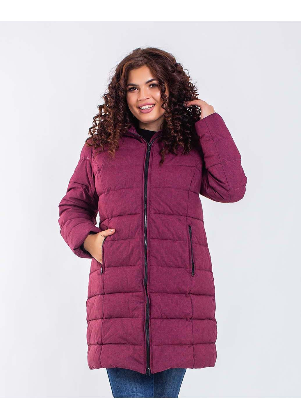 Бордовый зимний Пуховик indigo.limited