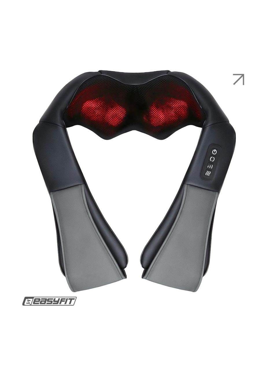 Масажер для шиї EasyFit Shiatsu (шиацу-масаж плечей та тіла роликовий) No Brand (372456370)