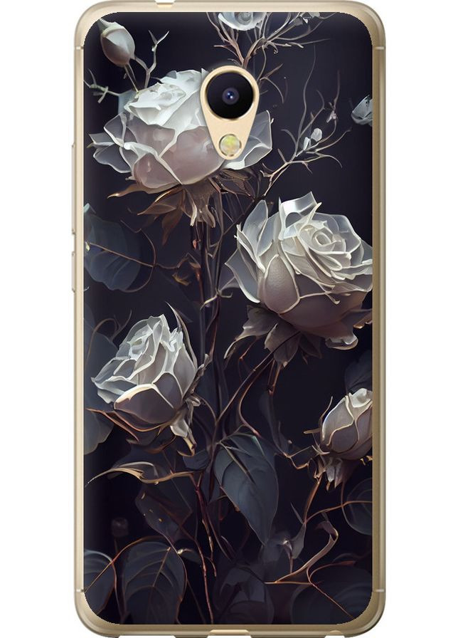 Силиконовый чехол 'Розы 2' для Endorphone Meizu M5s (258174641)