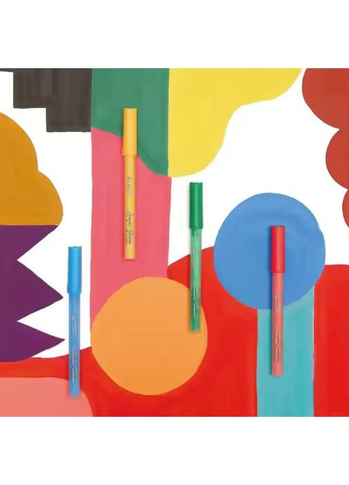 Маркеры акриловые для рисования, премиум качество, набор 24 цветов, маркеры для ткани, дерева и керамики STA (369802695)